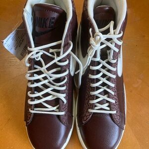 Nike Lunar Blazer Hi Sneaker Size 9 Mens 2013 Brown Black 555029 200